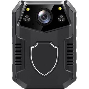 2K Body Camera 32GB Memory 3000mAh Battery Police Body Camera Work 10Hours,Night Vision Body Camera with Audio and Video Support Loop Recording