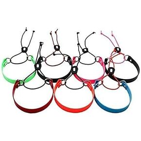 Full Grip Supply SureFit 3/4" Biothane E-Bungee Collar Medium 12"-24" Neck Size Quick On/Off E-Collar Strap Fits Educator Dogtra (Hot Pink w/Black Bungee)