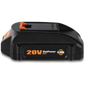 BatPower 2 Pack WA3575 20V 4.0Ah Compact Battery Replacement for WORX 20V Battery 2.0Ah 3.0Ah 1.5Ah WG630 WG322 WG543 WG163 WA3520 WA3525 WA3575 20V Lithium ion Battery