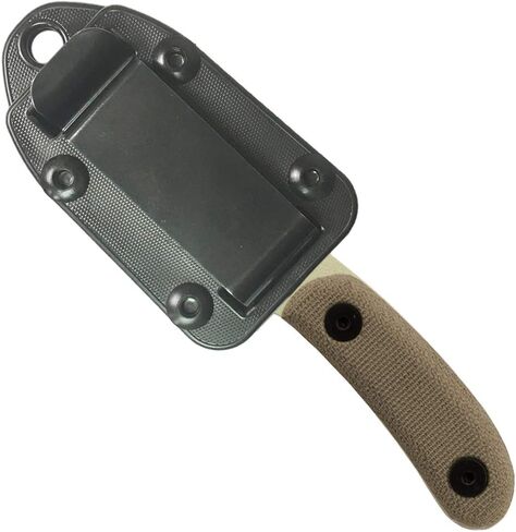 ESEE Knives Candiru Desert Tan w/Handle, Molded Polymer Sheath, and Clip Plate in Saudi Arabia