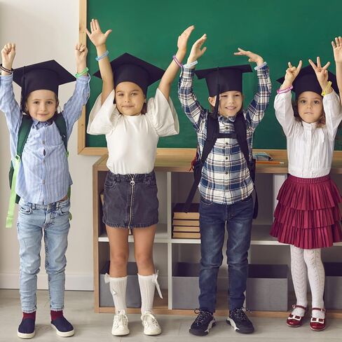 Tiamon 90 Pieces Kindergarten Graduation Bracelets Kids Congrats Grad Silicone Wristbands Rubber Bracelets Preschool Graduation Party Favors for Kids Students Graduation Celebrate Supplies in Saudi Arabia