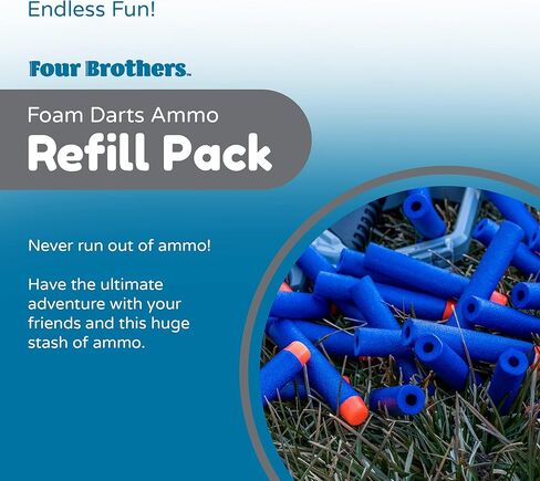 يقوم Four Brothers بإعادة ملء ذخيرة الرصاصات الرغوية لـ Nerf in Kuwait