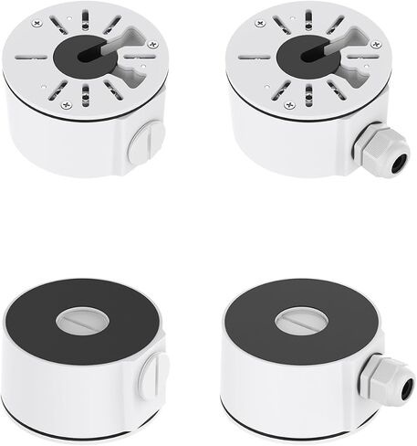 Universal Waterproof Camera Junction Box(4 Pack), Metal Electric Enclosure, Outdoor Camera Cover, Base Junction Box for CCTV Cameras, Bullet Security Camera Mount Bracket Hide Cable in Saudi Arabia