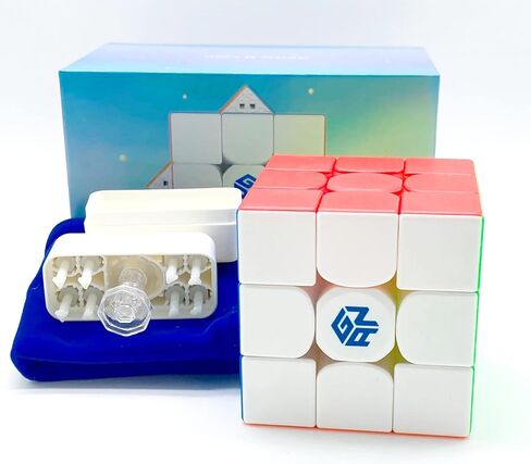 Bokefenuo GAN12 M قفزة مكعب مغناطيسي 3x3 GAN12 قفزة M لغز المكعب السحري سرعة المنافسة المهنية مكعب in Kuwait