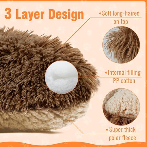 وسادة قفص سرير الكلب من Subleer، أسرة حيوانات أليفة ناعمة فخمة، قفص سرير كلب متاح على الوجهين، مفارش سرير كلب قابلة للغسل للكلاب والقطط الصغيرة المتوسطة، 27.5 بوصة × 35.5 بوصة in Kuwait