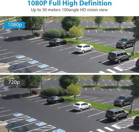 كاميرا أمان NGTeco خارجية، 1080 بكسل FHD 2.4 جيجا واي فاي لأمن المنزل - كاميرا مراقبة IP مقاومة للماء مع رؤية ليلية ملونة/صوت ثنائي الاتجاه/كشف الحركة/بطاقة SD/تخزين سحابي in Kuwait