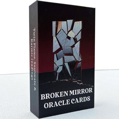 مجموعات بطاقات أوراكل من SOULGIST Love، وسطح المرايا المكسورة، وبطاقات أوراكل للمبتدئين، موصى بها لقراءات Twin Flame و Soulmate و Karmic in Kuwait