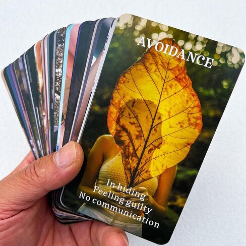 مجموعات بطاقات أوراكل من SOULGIST Love، وسطح المرايا المكسورة، وبطاقات أوراكل للمبتدئين، موصى بها لقراءات Twin Flame و Soulmate و Karmic in Kuwait