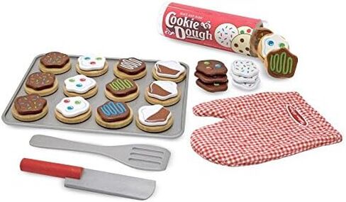 Melissa & Doug Slice & Bake Cookies Set - Play Food Set Bundle with 1 Theme Compatible M&D Scratch Fun Mini-Pad (04074) in Saudi Arabia