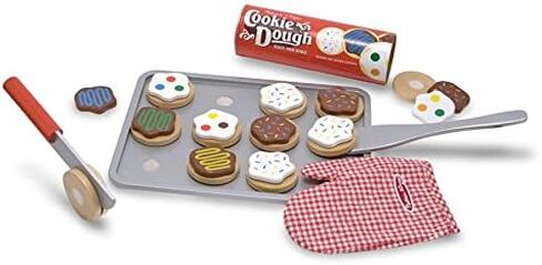 Melissa & Doug Slice & Bake Cookies Set - Play Food Set Bundle with 1 Theme Compatible M&D Scratch Fun Mini-Pad (04074) in Saudi Arabia