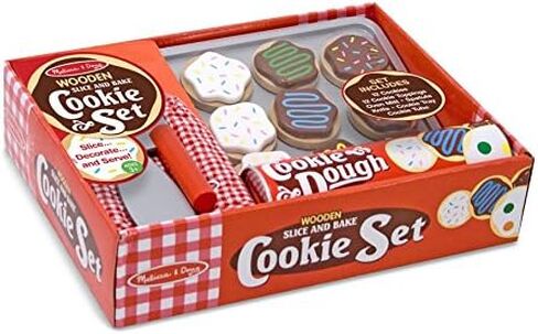 Melissa & Doug Slice & Bake Cookies Set - Play Food Set Bundle with 1 Theme Compatible M&D Scratch Fun Mini-Pad (04074) in Saudi Arabia