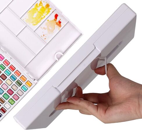 Gunsamg Watercolor Paint Set, 100 Colors Painting with Water Brush Pens, Professional Watercolor Paint Set for Kids, Adults, Art Supplies. 54 Premium Colors, 10 Fluorescent Colors, 36 Metallic Colors. in Kuwait