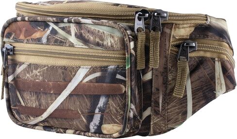 حقيبة خصر Maxam كبيرة جدًا JX Swamper، لمغامرتك الخارجية القادمة، 5 مقصورات، حتى 38 بوصة، مموهة in Kuwait