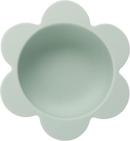 Silcone Flower Suction Bowl | BPA-Free Non-Slip Design (Mint) in Kuwait