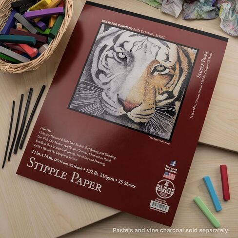 حزمة ورق Bee Paper Stipple/Coquille، مقاس 22 بوصة × 30 بوصة، 25 ورقة في كل عبوة in Kuwait