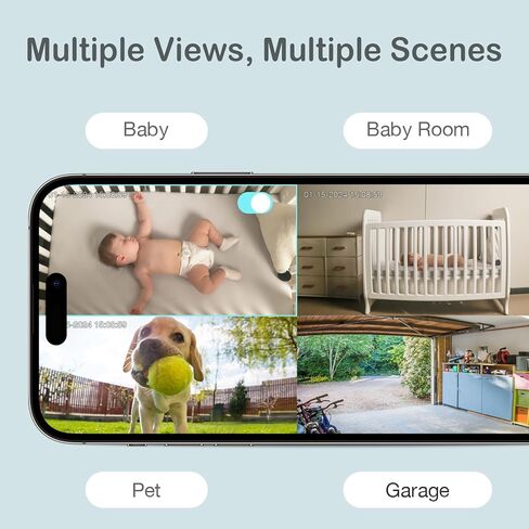 كاميرا مراقبة الأطفال الذكية Sense-U 2 للاستخدام الداخلي والخارجي، تعمل بالطاقة الشمسية مع عمر بطارية طويل، كشف حركة PIR، دقة 1080 بكسل عالية الدقة، صوت ثنائي الاتجاه، رؤية ليلية، مقاومة للطقس، بدون رسوم شهرية in Kuwait