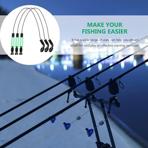 مؤشر العض من BESPORTBLE، 3 قطع من ملحقات الصيد، منبه الصيد، بكرة الصيد المضيئة، رف الملابس، إنذار لدغة الصيد، إنذار الصيد الحديدي لصيد الأسماك، مجموعة صيد الأسماك العملية in Kuwait