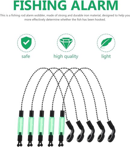 مؤشر العض من BESPORTBLE، 3 قطع من ملحقات الصيد، منبه الصيد، بكرة الصيد المضيئة، رف الملابس، إنذار لدغة الصيد، إنذار الصيد الحديدي لصيد الأسماك، مجموعة صيد الأسماك العملية in Kuwait