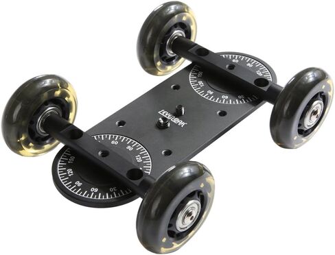 Sevenoak SK-DW03 Scaled Video Table Dolly with Rubberized Skate Wheels - Compatible with DSLR and Mirrorless Cameras in Kuwait