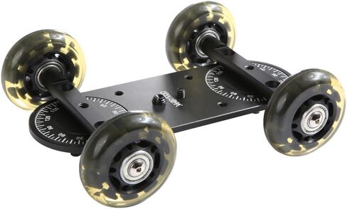 Sevenoak SK-DW03 Scaled Video Table Dolly with Rubberized Skate Wheels - Compatible with DSLR and Mirrorless Cameras in Kuwait