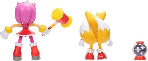 Sonic the Hedgehog Sonic 4" Action Figure 2 Pack - Modern Tails & Modern Amy in Saudi Arabia