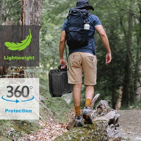 حافظة صلبة مقاومة للماء من Lekufee متوافقة مع DJI Avata Pro Combo/DJI Goggles Integra/DJI Goggles 2/DJI RC Motion 2 والمزيد من ملحقات طائرات DJI Avata Drone (الجراب فقط) in Kuwait