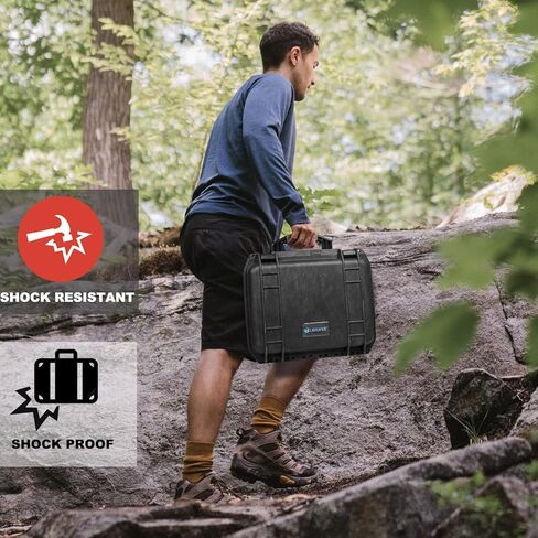 حافظة صلبة مقاومة للماء من Lekufee متوافقة مع DJI Avata Pro Combo/DJI Goggles Integra/DJI Goggles 2/DJI RC Motion 2 والمزيد من ملحقات طائرات DJI Avata Drone (الجراب فقط) in Kuwait