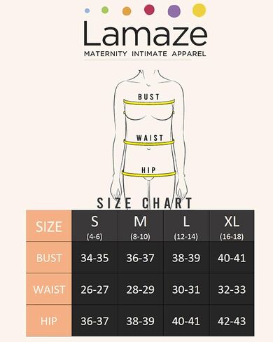 طقم نوم للنساء من Lamaze برقبة على شكل حرف V وأكمام طويلة وسروال بيجامة in Kuwait