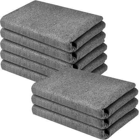 Taiyin 8 Pcs 79" x 59" Military Wool Blanket Camping Blanket for Sleeping Washable Warm Thick for Cold Weather Sporting Events Everyday Use Outdoors Survival Kits in Winter 2.43 Lbs Grey in Saudi Arabia