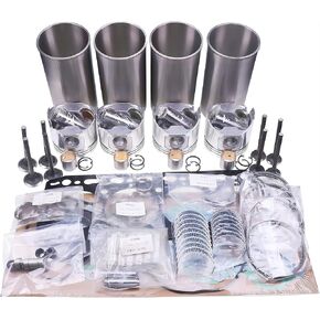 S4L S4L2 Engine Overhaul Rebuild Kit with Valve Kit fits for Mitsubishi S4L S4L2 Engine for Caterpillar 305CR Terex TC35 Excavator Engine Rebuild/Repair Aftermarket Parts