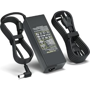 19V Power Cord for LG Electronics 19" 20" 22" 23" 24" 27" 29" 32" 34" UltraWide IPS Curved LED 4K UHD Monitor Widescreen HDTV HD TV Replacement LG 32ML600M-B 27MP400-B 34WP65C-B 29WP60G-B 34WN80C-B