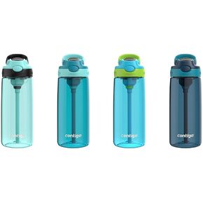 Contigo Kids Water Bottle, 14 oz with Autospout Technology – Spill Proof, Easy-Clean Lid Design – Ages 3 Plus, Top Rack Dishwasher Safe