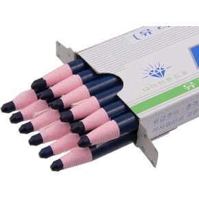 Peel-Off Navy Grease Pencils/China Marker/wax pencil for Glass, Cellophane, Vinyl, Metal, Etc. (12 Pencils)