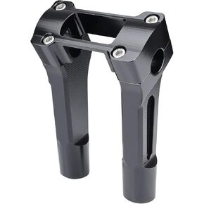 Motorcycle Handlebar Risers Compatible with Digital Dashboards, Straight One Piece Tall Handle Bar Risers Extension for Harley Newer M8 Softail Street Bob Breakout 2018-2022 Lowrider ST 2022 (8 inch)