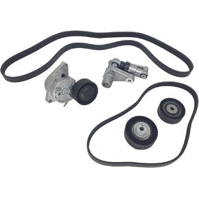 Belt Tensioner Kit for BMW 323Ci 2000 325Ci 2001-2005 325i 1992-1995,2001-2005 325is 1992-1995 325xi 2001-2005 328Ci 2000 328i 1996-2000 330Ci 2001-2006 330i 2001-2004 330xi 2001-2005