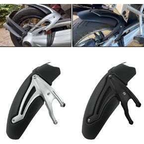 For BMW R1200GS R1200RT R1200 GS R1200ST 2004-2012 Motorcycle Rear Fender Mudguard Tire Hugger Splash Guard Cover Accessories (Black)