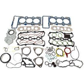 3.0 TFSI Engine Cylinder Head Gaskets Seals Kit Fits for Audi A4 A5 A6 A7 Quattro/ S4/ S5 3.0L, 12-15 VW Touareg 3.0 TSI TFSI V6 Replace OE 06E103149AG 06E253039C 06E103483P 06E103484N