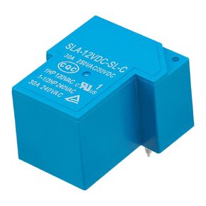 Power Relay, SLA-12VDC-SL-C, Coil Voltage DC 12V, 30A 250VAC/30VDC, 1NO 1NC, 6 Pins (6)