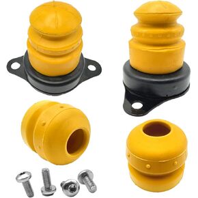 Jounce Bumper Kit Fit for Ford Mustang 2005 2006 2007 2008 2009 2010 2011 2012 Front and Rear Jounce Shock Bump Stops PVP Material Replace M-5570-A 4Pcs with 4*Screws