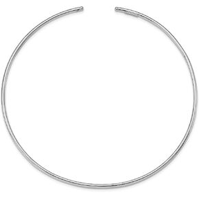 IceCarats 925 Sterling Silver Neck Collar Neckwire Chain Cuff Choker Necklace in Saudi Arabia
