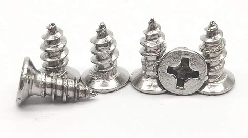 M4x45mm شقة رئيس الخشب الذاتي التنصت الفولاذ المقاوم للصدأ المسمار فيليبس رئيس الحفر الذاتي 50 قطعة in Kuwait