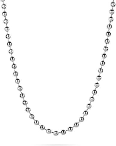 925 Sterling Silver 1.2mm (0.047") Ball Bead Chain Unfinished 5 Foot Length for Jewelry Making in Kuwait