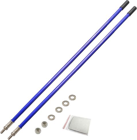 Snow Plow Blade Markers Guides 24''Blue 304 Stainless Steel Vertical Stud Bracket for Most Blizzard Boss SNO-Way Western Meyer Polaris plow Mark The Edge of The Plow in Saudi Arabia