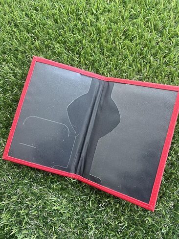 Delta 1913 Sigma Theta Red Passport Cover Holder Vegan Leather in Saudi Arabia