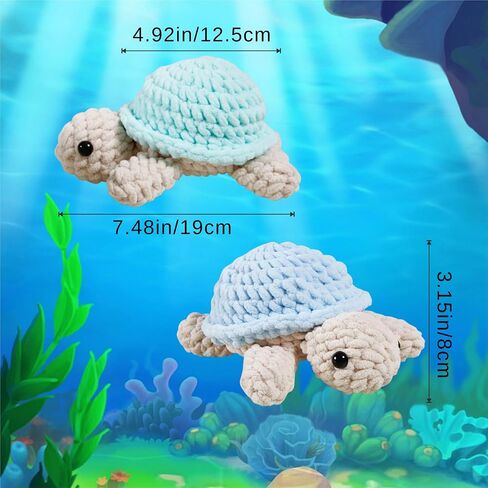 Eelexa Crochet Kit for Beginners, Crochet Animal Kits for Adults and Kids, Step-by-Step Video Tutorials and Easy Peasy Yarn, 3 Cats in Kuwait