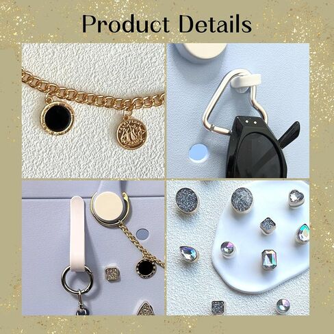 Bling Charm لحقيبة Bogg، مجموعة خطاف ملحقات حقيبة Bogg، حقيبة Momlife Charm لحقيبة حمل الشاطئ، ملحقات حقائب الشاطئ المطاطية in Kuwait