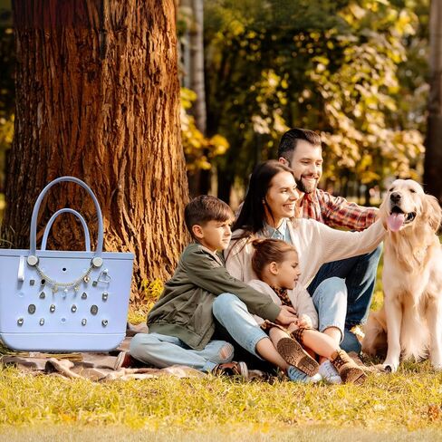Bling Charm لحقيبة Bogg، مجموعة خطاف ملحقات حقيبة Bogg، حقيبة Momlife Charm لحقيبة حمل الشاطئ، ملحقات حقائب الشاطئ المطاطية in Kuwait
