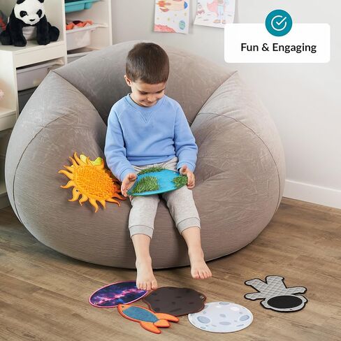 ماتس أودوكسيا الحسية | لوحة حائط حسية للأطفال | مجموعة من 6 قطع من البلاط الحسي للحيوانات الأليفة | يجب أن يمتلك الفصل الدراسي للأطفال الصغار | الحصائر الحسية للأطفال المصابين بالتوحد | الألعاب الحسية اللمسية | نسيج الملمس in Kuwait