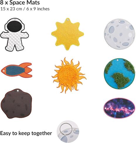 ماتس أودوكسيا الحسية | لوحة حائط حسية للأطفال | مجموعة من 6 قطع من البلاط الحسي للحيوانات الأليفة | يجب أن يمتلك الفصل الدراسي للأطفال الصغار | الحصائر الحسية للأطفال المصابين بالتوحد | الألعاب الحسية اللمسية | نسيج الملمس in Kuwait