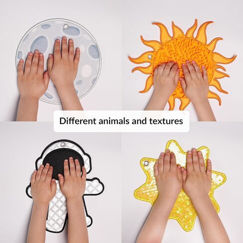 ماتس أودوكسيا الحسية | لوحة حائط حسية للأطفال | مجموعة من 6 قطع من البلاط الحسي للحيوانات الأليفة | يجب أن يمتلك الفصل الدراسي للأطفال الصغار | الحصائر الحسية للأطفال المصابين بالتوحد | الألعاب الحسية اللمسية | نسيج الملمس in Kuwait